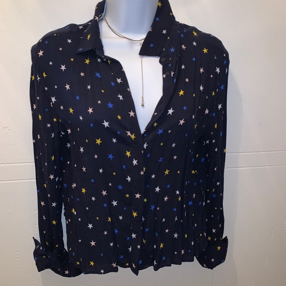 Navy Blouse 🌟 2 for 20$🖤 - Picture 1 of 5